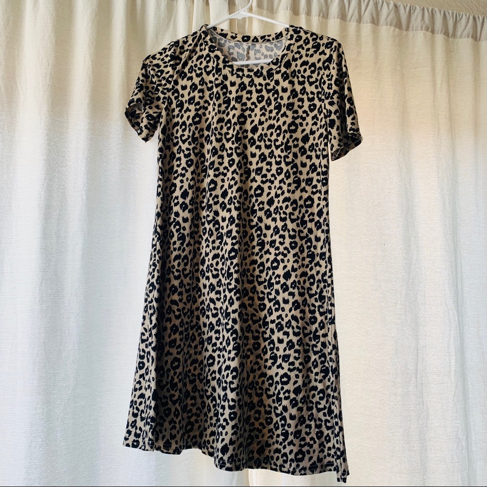 Cheetah Print Dress